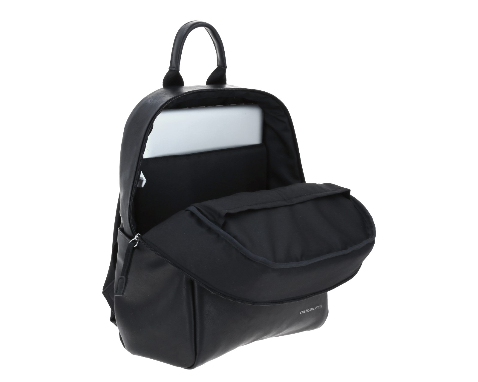 Foto 8 pulgar | Mochila Mediana Chenson Pro Para Hombre Rolex Negro Con Porta Laptop De Hasta 13''.