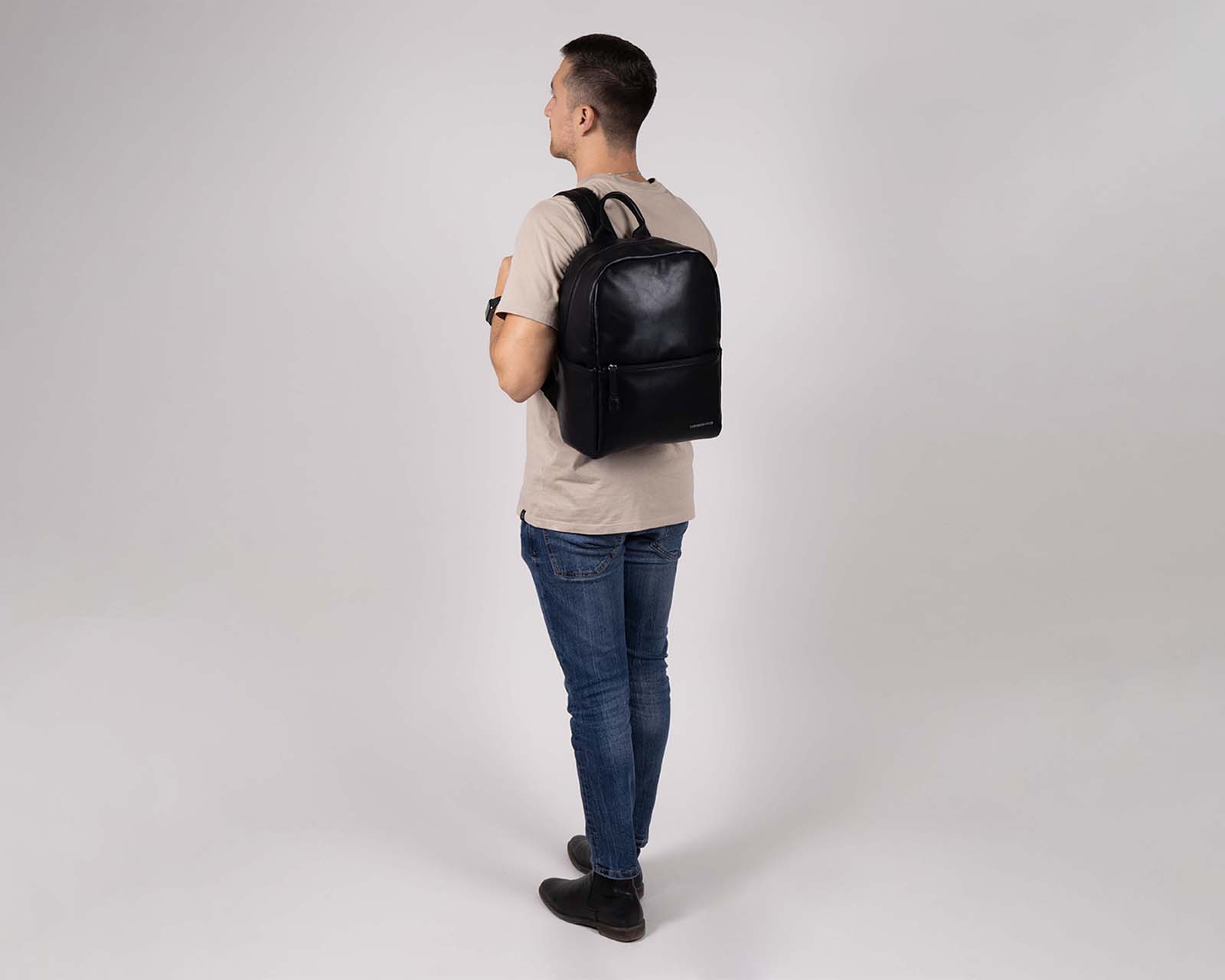 Foto 9 pulgar | Mochila Mediana Chenson Pro Para Hombre Rolex Negro Con Porta Laptop De Hasta 13''.