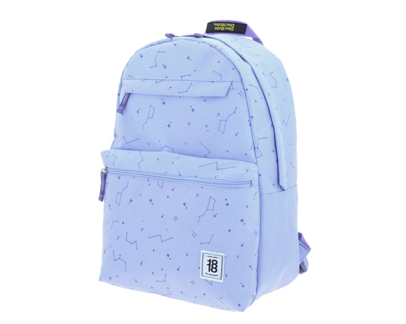 Foto 3 pulgar | Mochila Grande 1818 Unisex Colors24 Lila