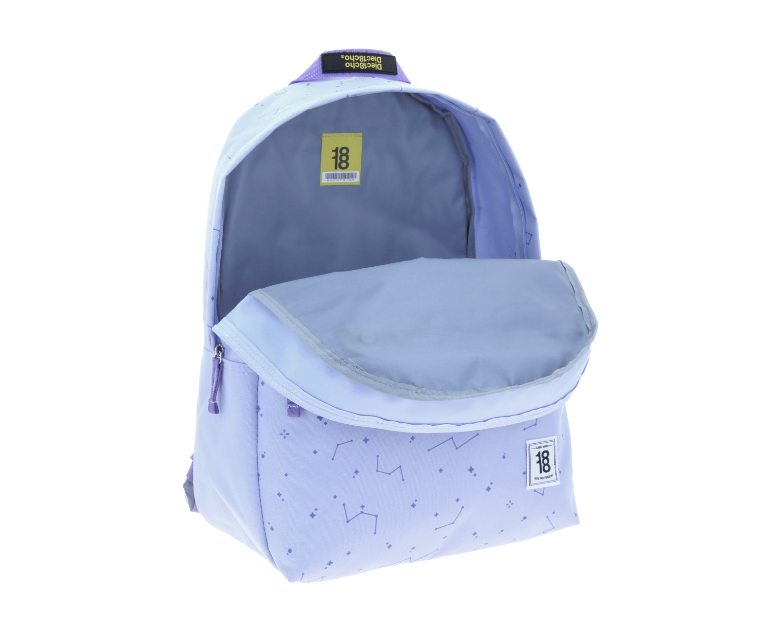 Foto 8 pulgar | Mochila Grande 1818 Unisex Colors24 Lila