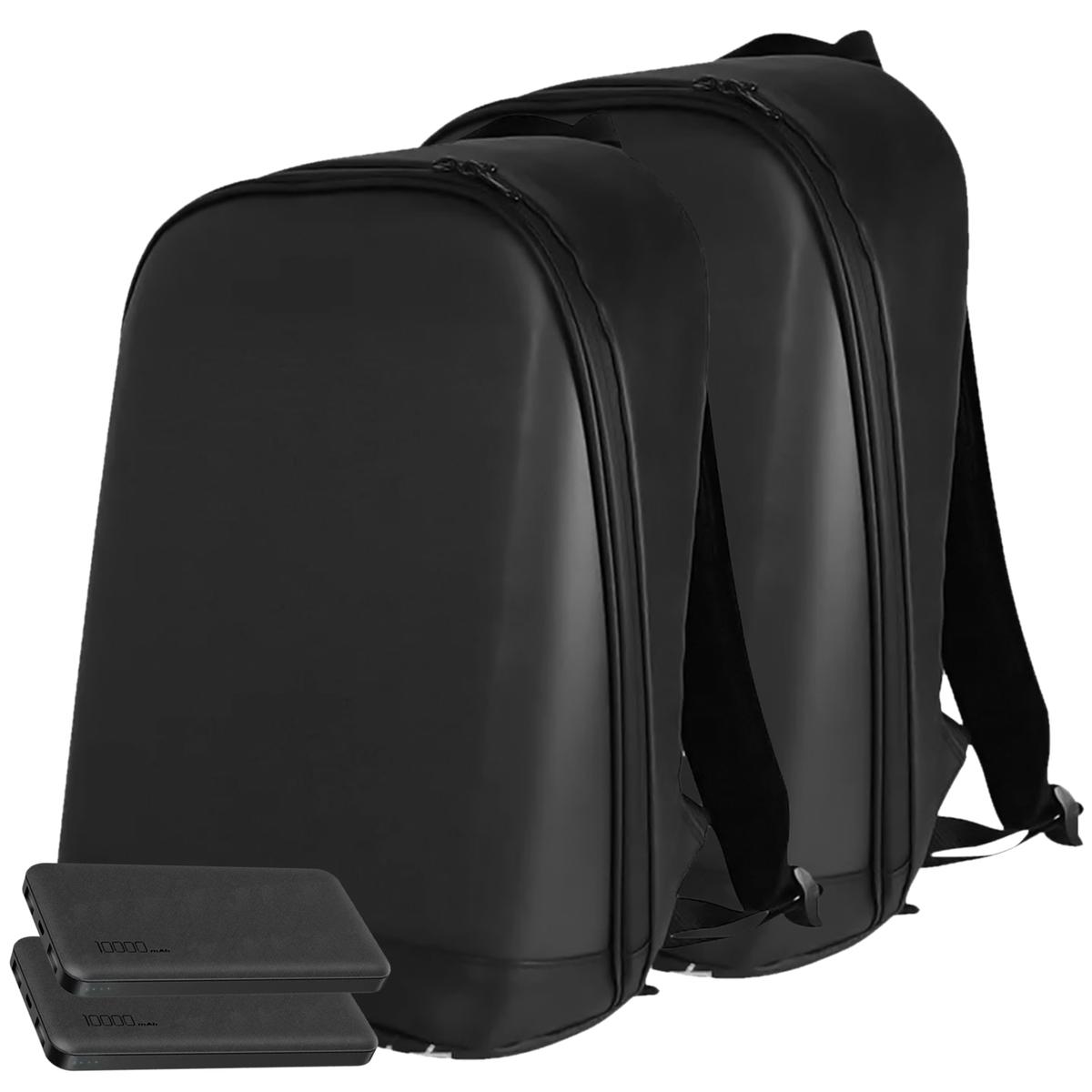 Foto 2 pulgar | Mochila Inteligente Mxpkp-002 Aerox Negro 2 Pzas