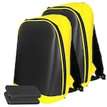 Mochila Personalizable Mxpyw-002 Aerox Negro Y Amarillo 2 Pzas