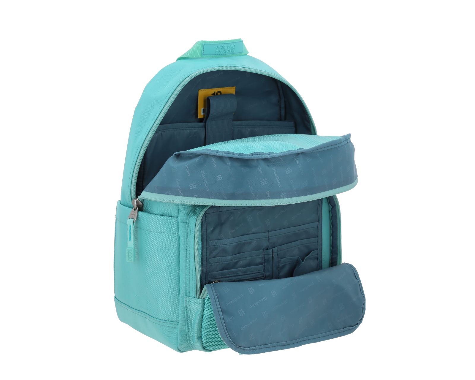 Foto 7 | Mochila Grande 1818 Softy Unisex Turquesa con Porta Laptop de Hasta 15''