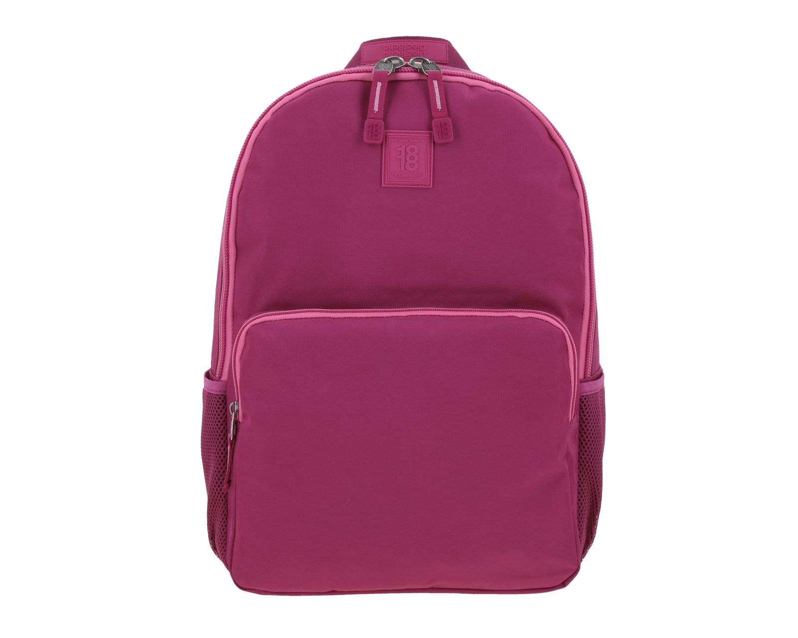 Foto 2 pulgar | Mochila Grande 1818 Port Unisex color Fucsia con Porta Laptop de Hasta 15"