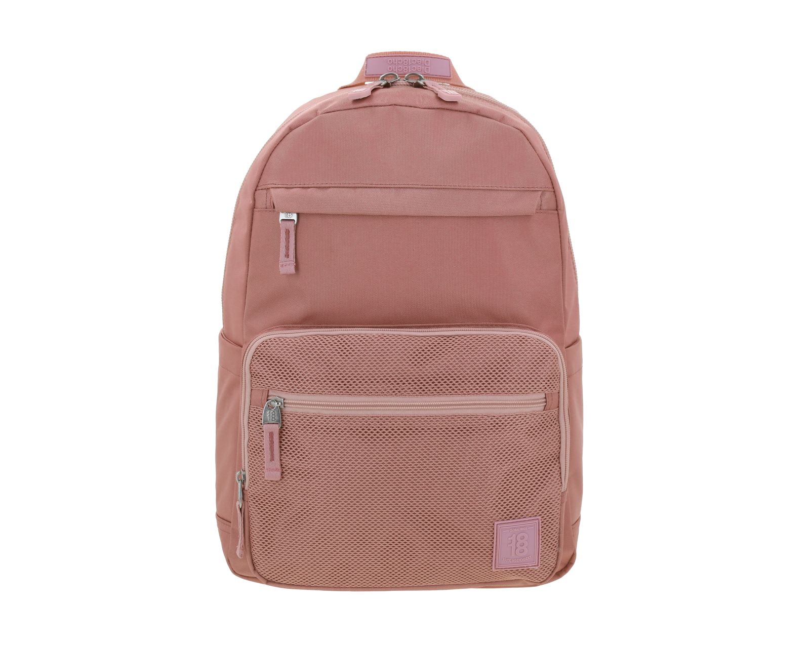 Mochila Grande 1818 Softy Unisex color Caqui con Porta Laptop de Hasta 15''