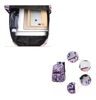 Foto 4 | Mochila Escolar Sports Violeta para Niños