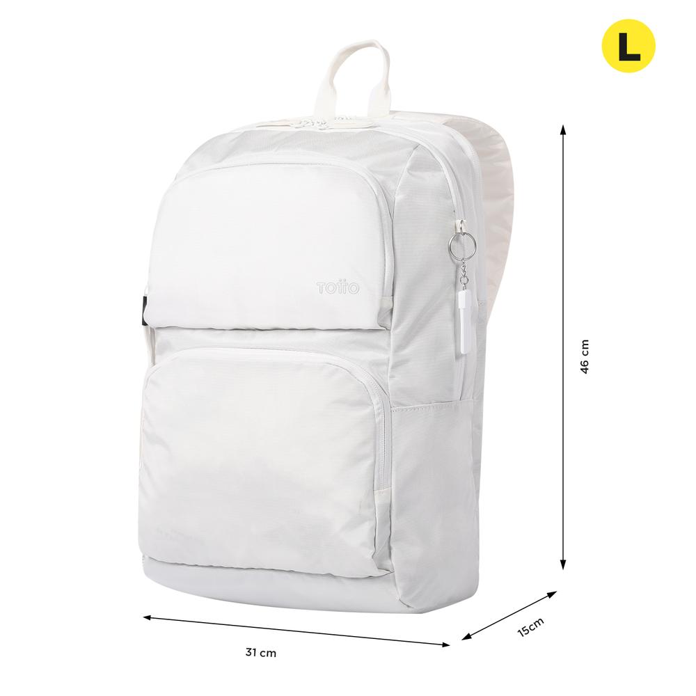 Foto 3 pulgar | Mochila Totto Cloud 23200-b04 Beige Beige