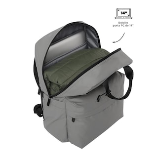 Foto 4 | Mochila Totto Billy 23200-g17 Gris Gris