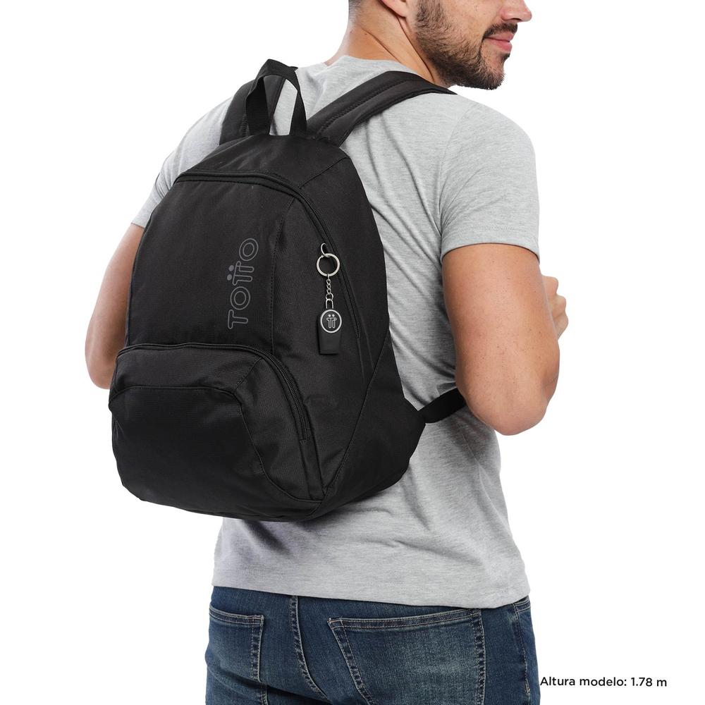 Foto 7 pulgar | Mochila Totto Gammatto 2120n-n01 Negro Negro