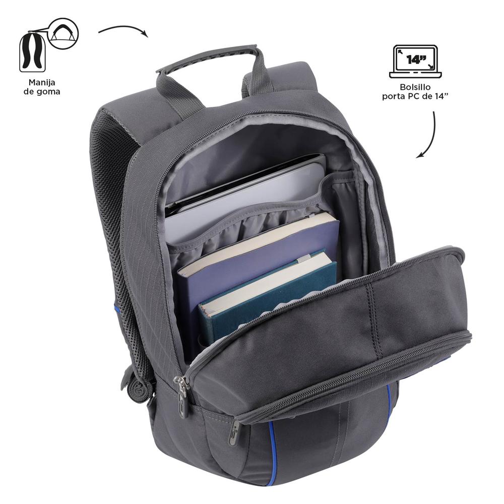 Foto 4 pulgar | Mochila Totto Arvar 2310g-g98 Gris Gris