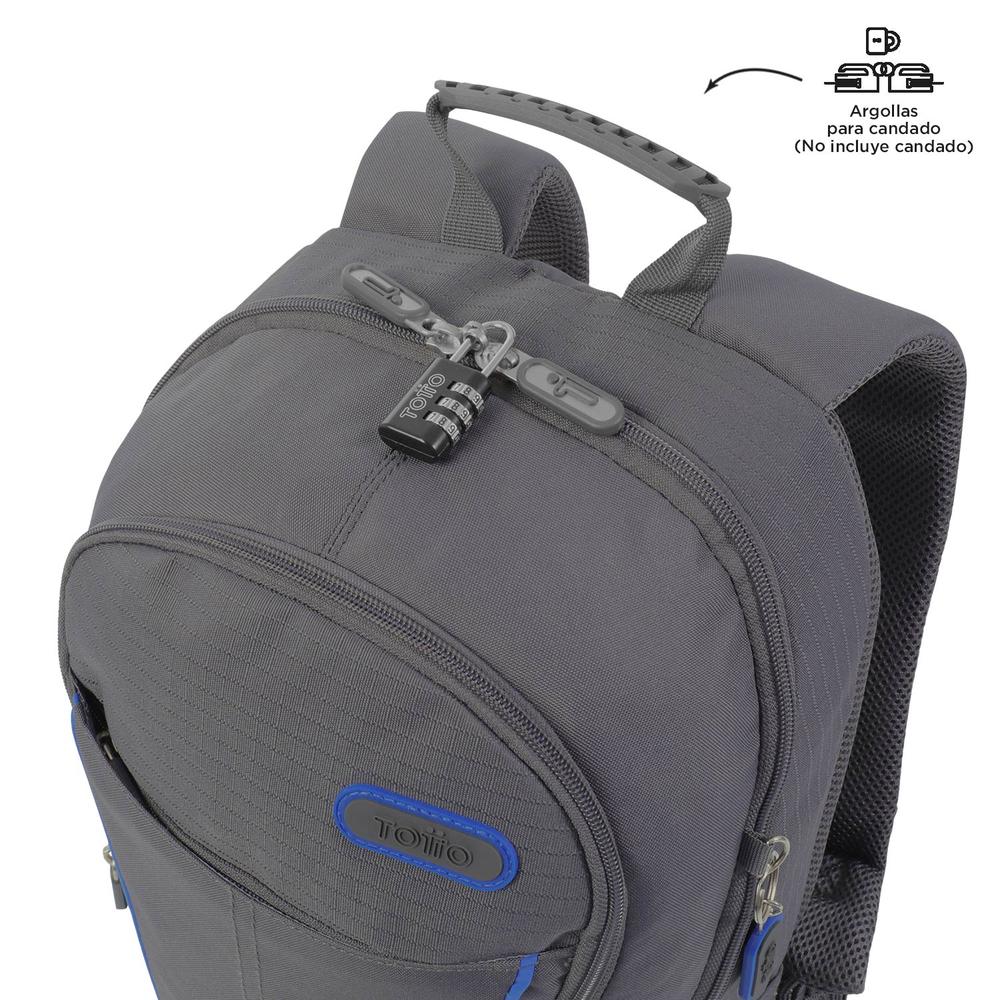 Foto 6 pulgar | Mochila Totto Arvar 2310g-g98 Gris Gris