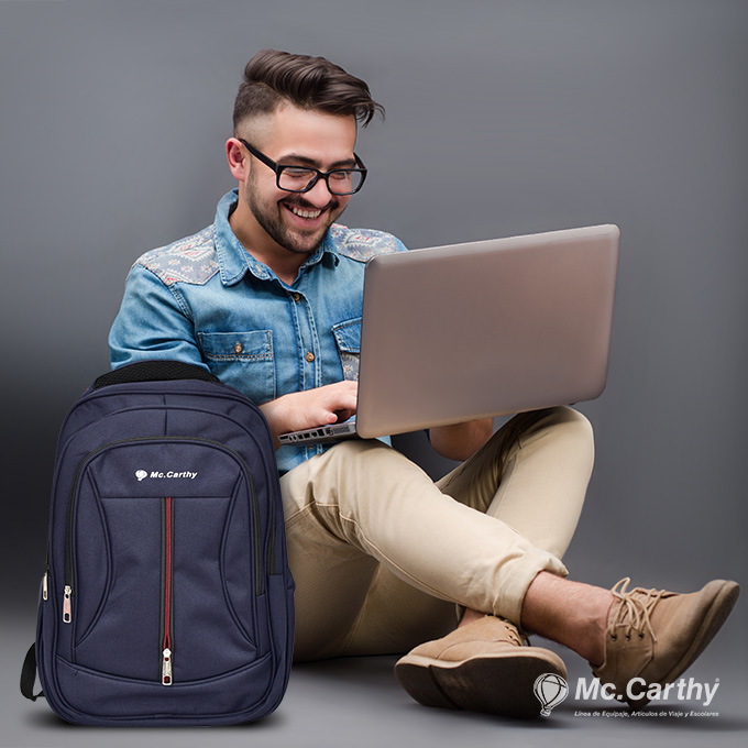 Foto 6 pulgar | Mochila Portalaptop McCarthy LPI-1 Azul