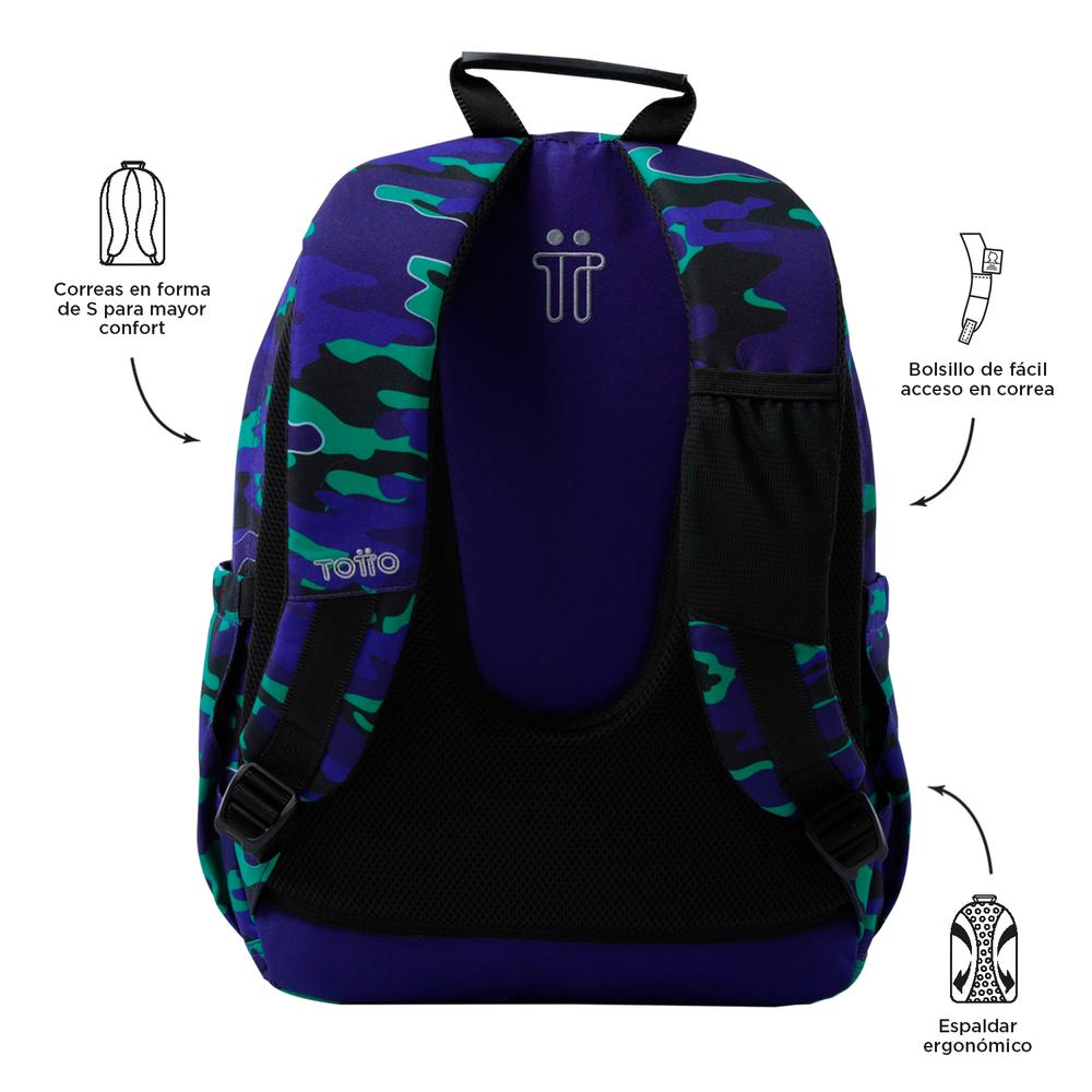 Foto 4 pulgar | Mochila Totto Acuarela 24160-8jy Morado Purpura