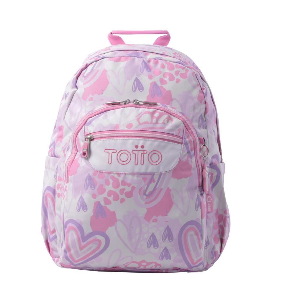 Mochila Totto Acuarela 24160-6hf Rosa Rosa