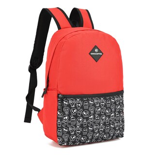 Foto 2 | Mochila Cool Capital para Laptop Lite Skulls 15.6'' Color Rojo