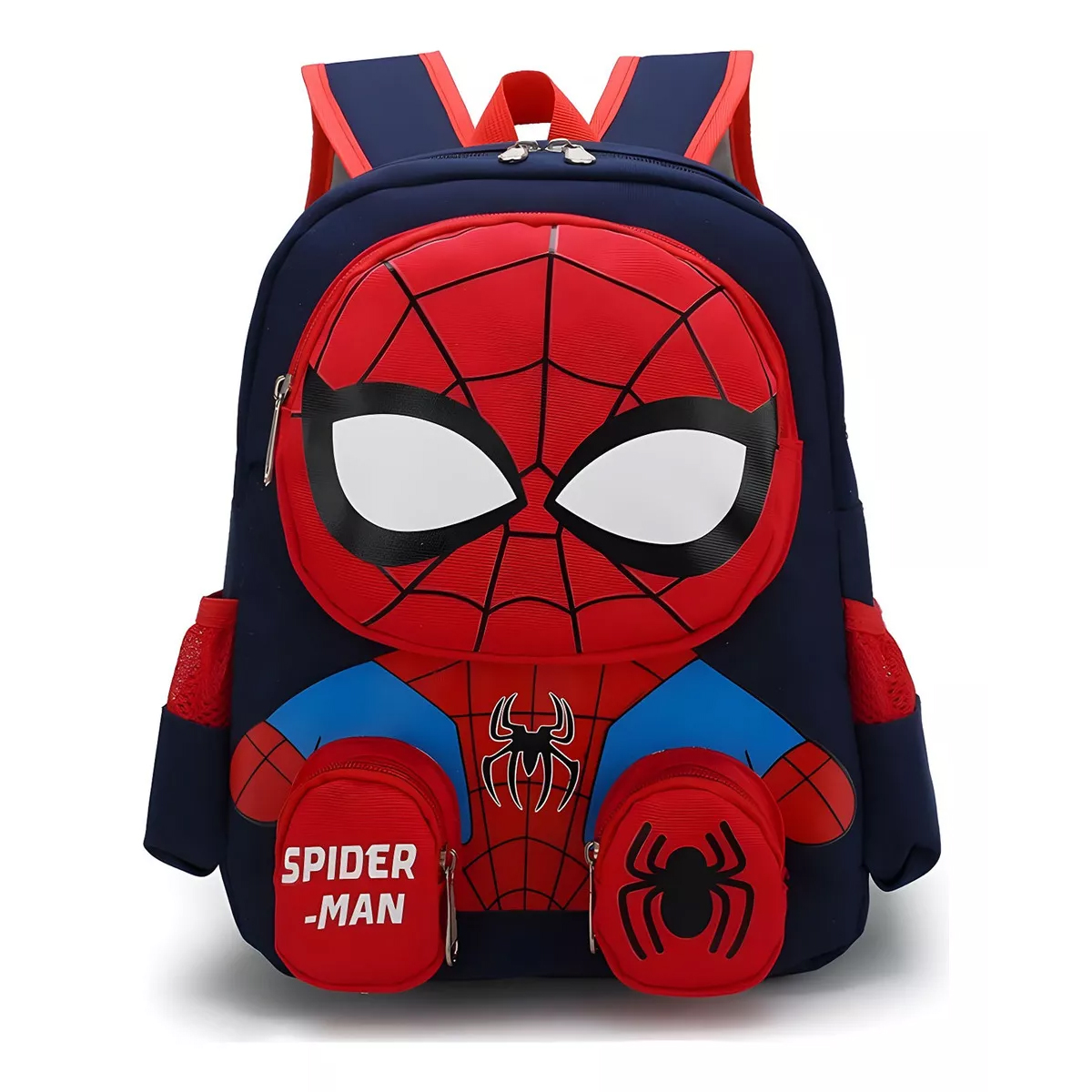 Foto 2 pulgar | Mochila Spider-Man 3D Azul Preescolar