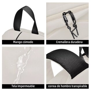 Foto 2 | Mochila Escolar Belug 32l Beige