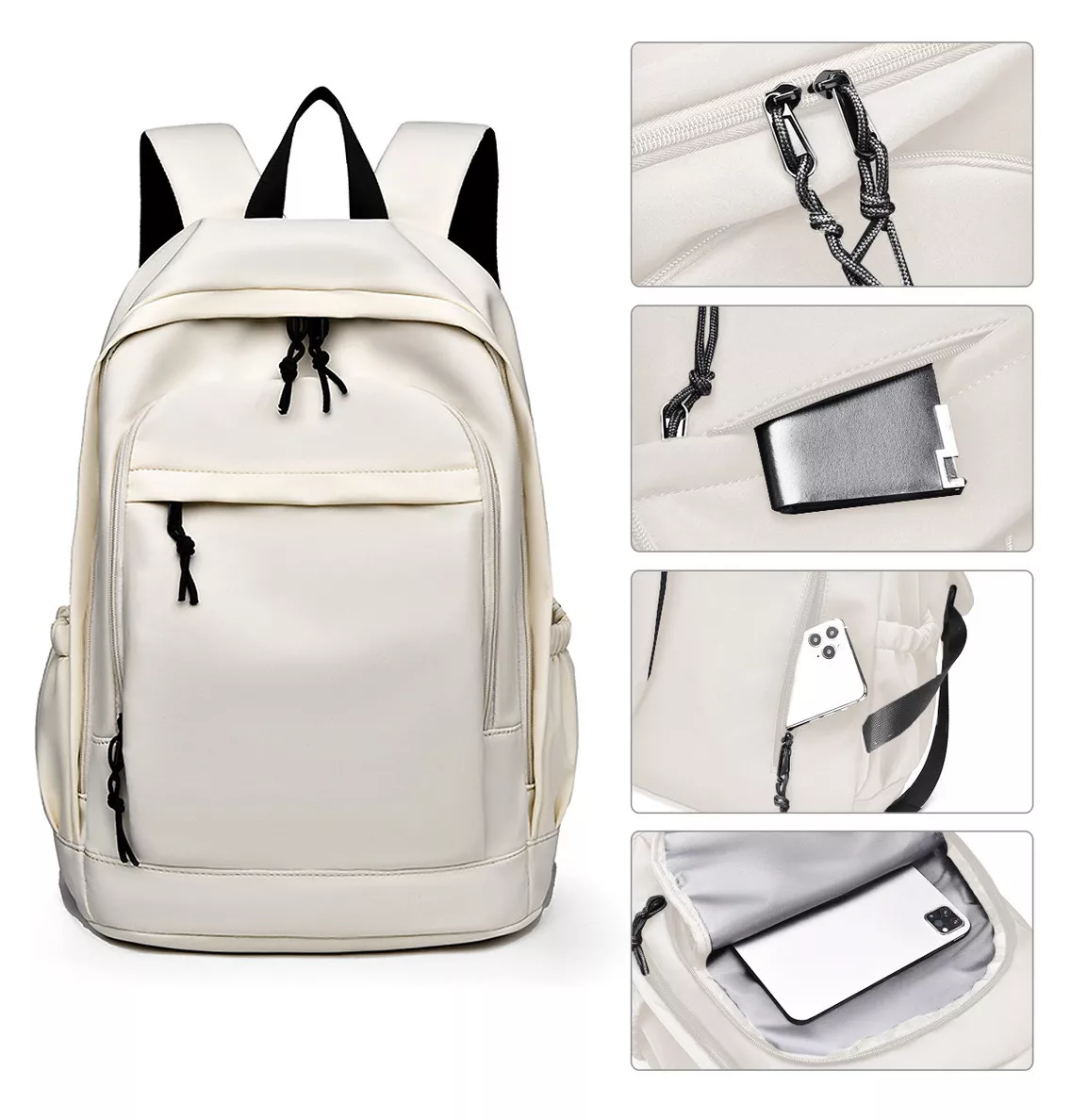 Foto 4 pulgar | Mochila Escolar Belug 32l Beige