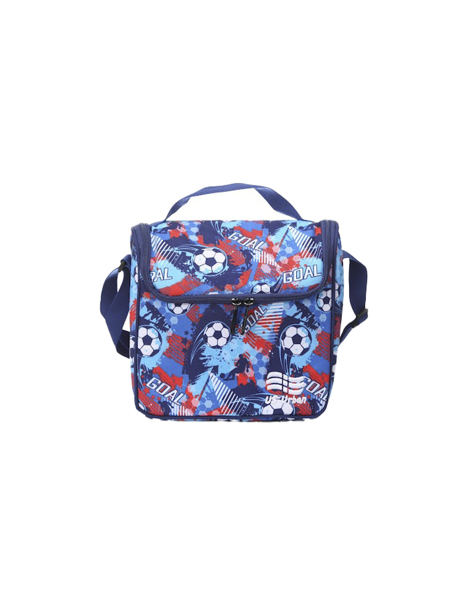 Foto 5 pulgar | Set 3 Mochila Escolar Carrito Con Lonchera Y Lapicera Niño