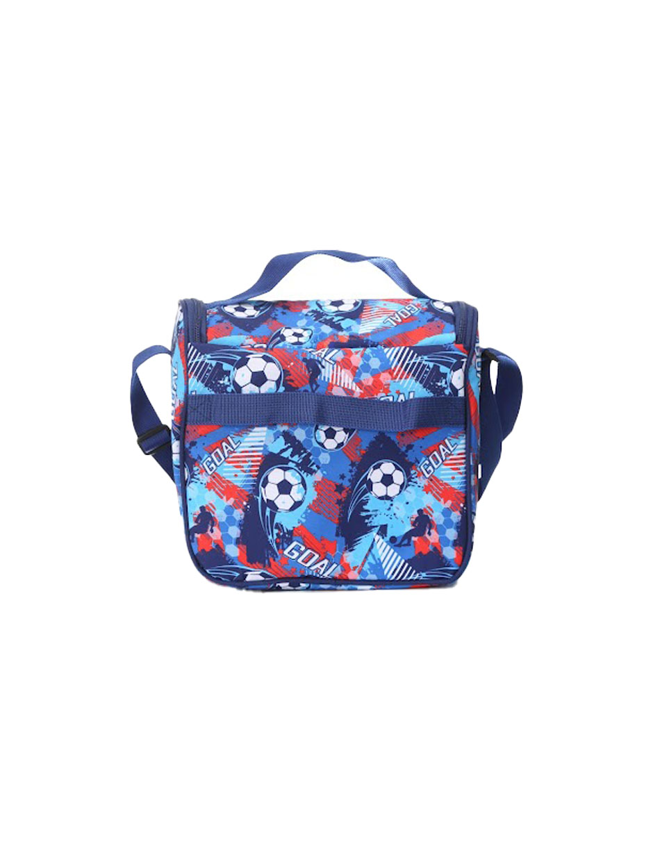 Foto 5 | Set 3 Mochila Escolar Carrito Con Lonchera Y Lapicera Niño