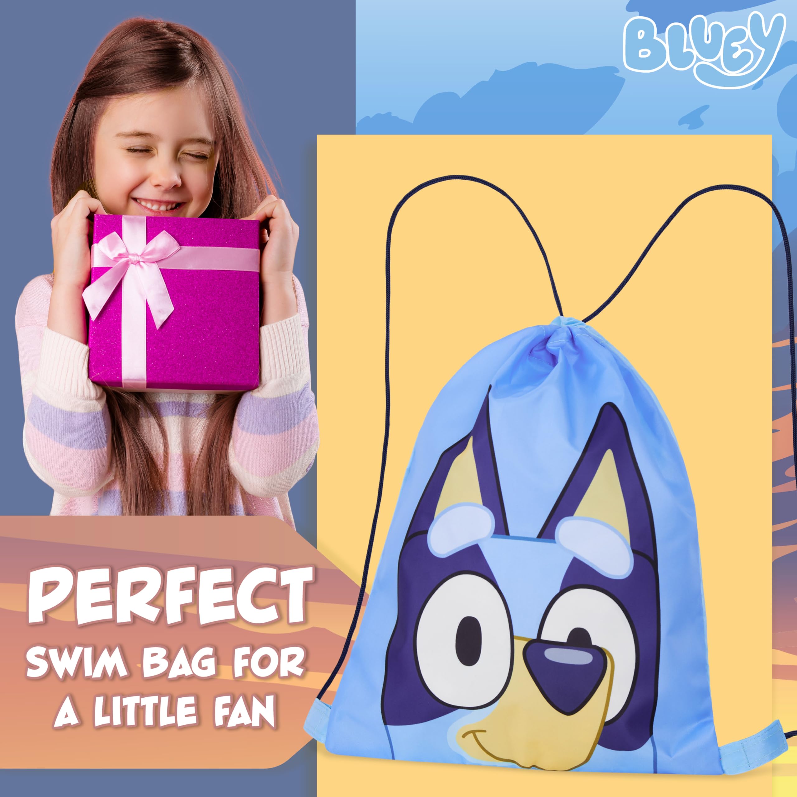 Foto 4 pulgar | Bolsa De Natación Ligera Bluey De 30 X 35 Cm - Venta Internacional.