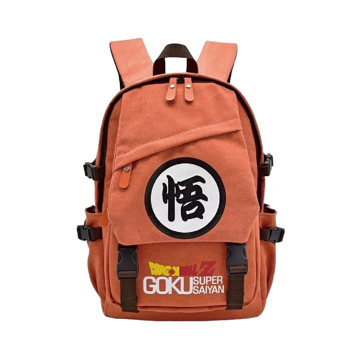 Foto 1 | Dragon Ball Anime Canvas Backpack De Alta Calidad Naranja