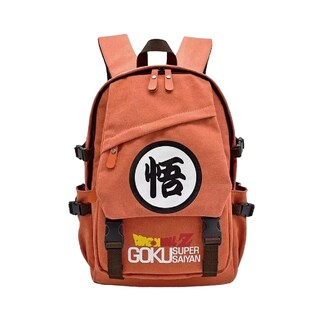 Foto 1 | Dragon Ball Anime Canvas Backpack De Alta Calidad Naranja