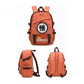 Foto 4 | Dragon Ball Anime Canvas Backpack De Alta Calidad Naranja