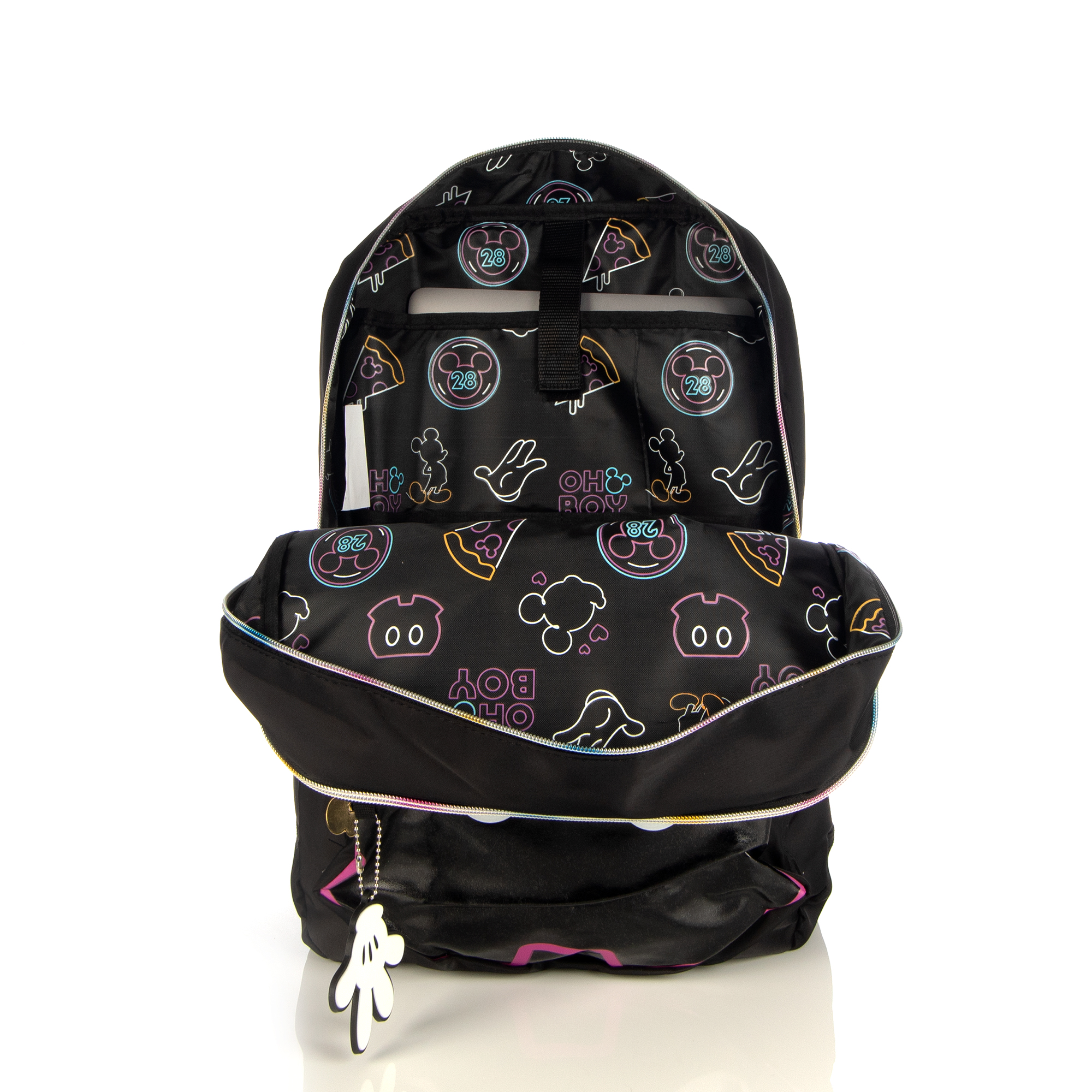 Foto 6 pulgar | Mochila Disney Mickey Mouse Negra