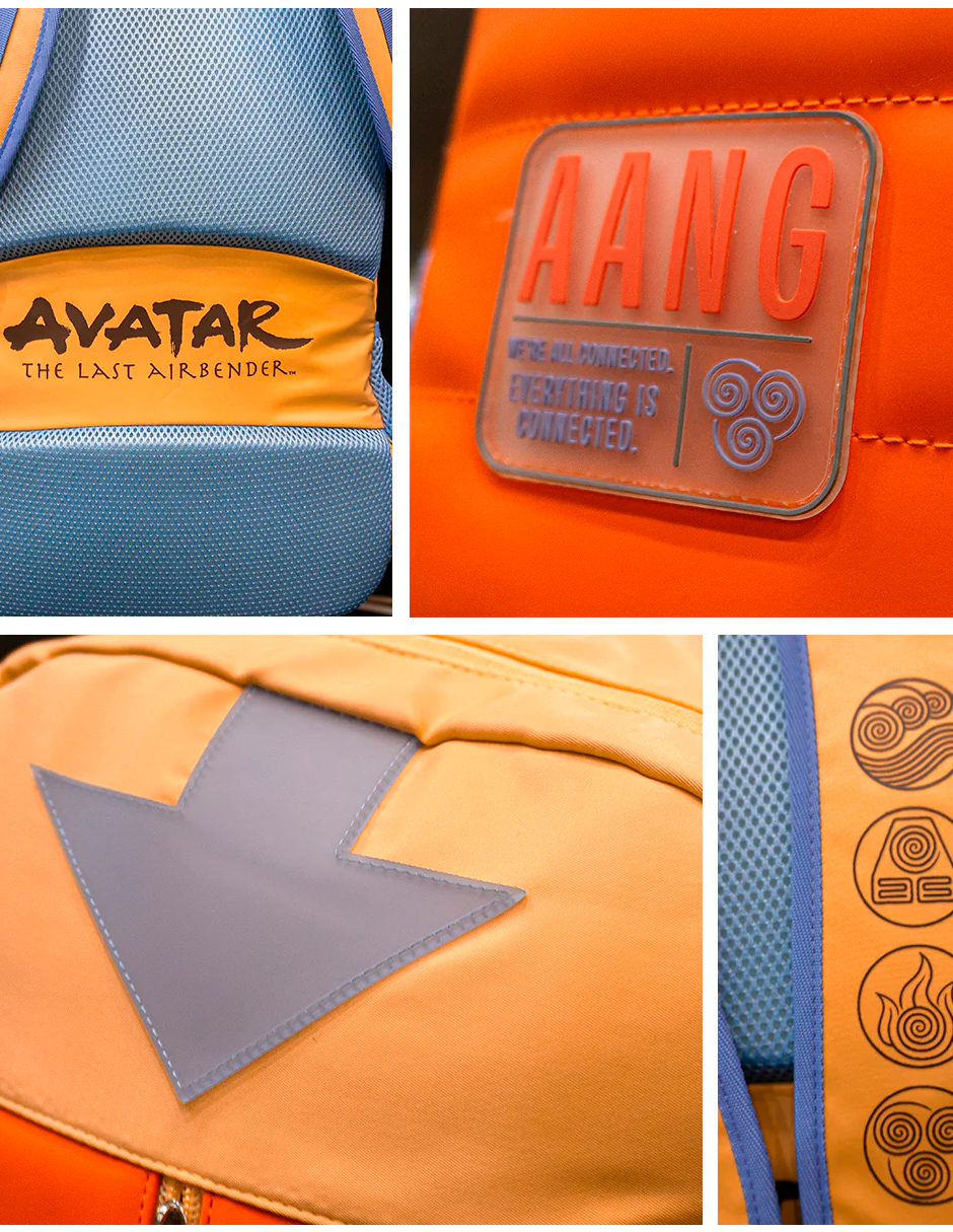 Foto 8 | Mochila Avatar La Leyenda De Aang Flecha Fluorescente Edición Limitada Beige