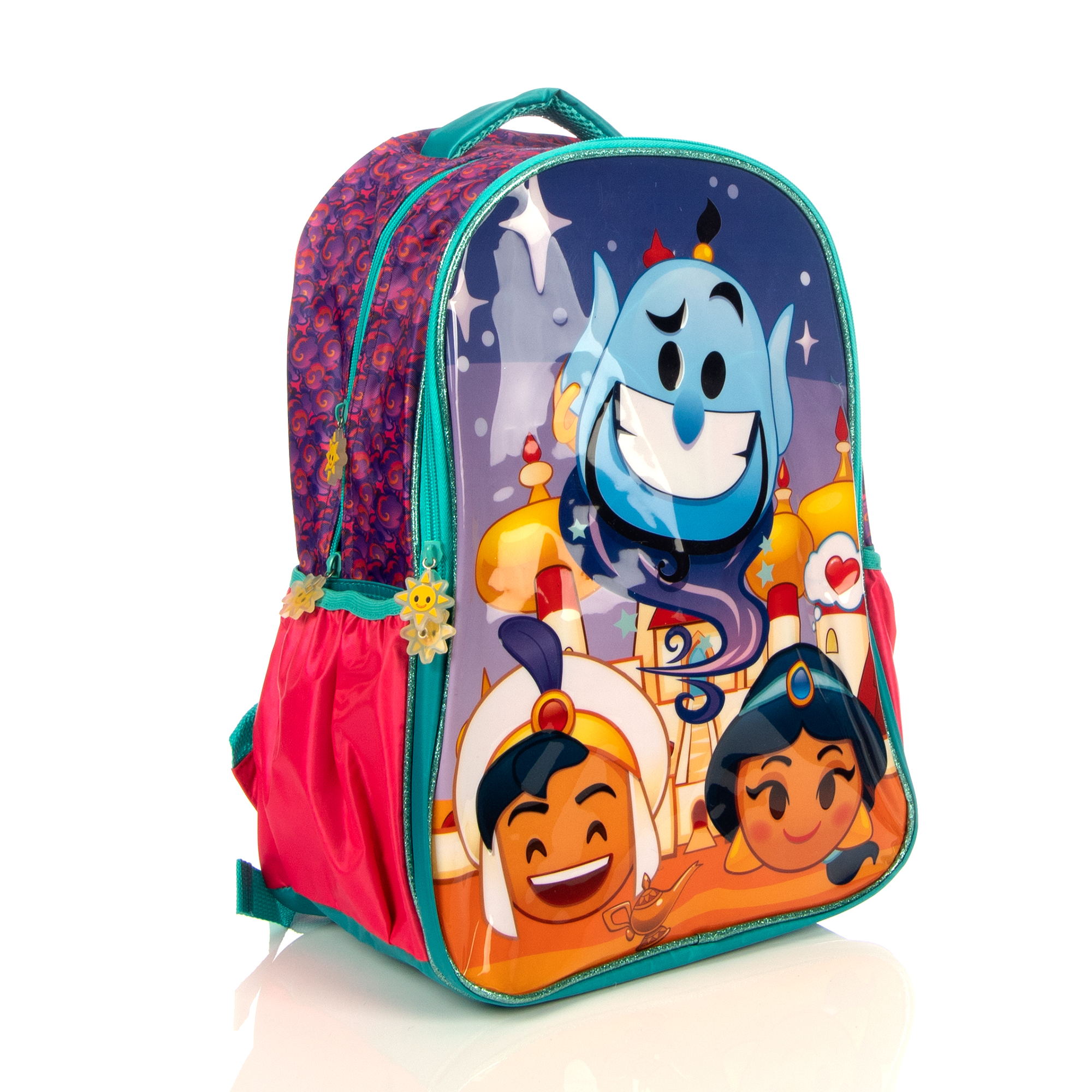 Foto 3 pulgar | Mochila Disney Emoji Aladdin Multicolor