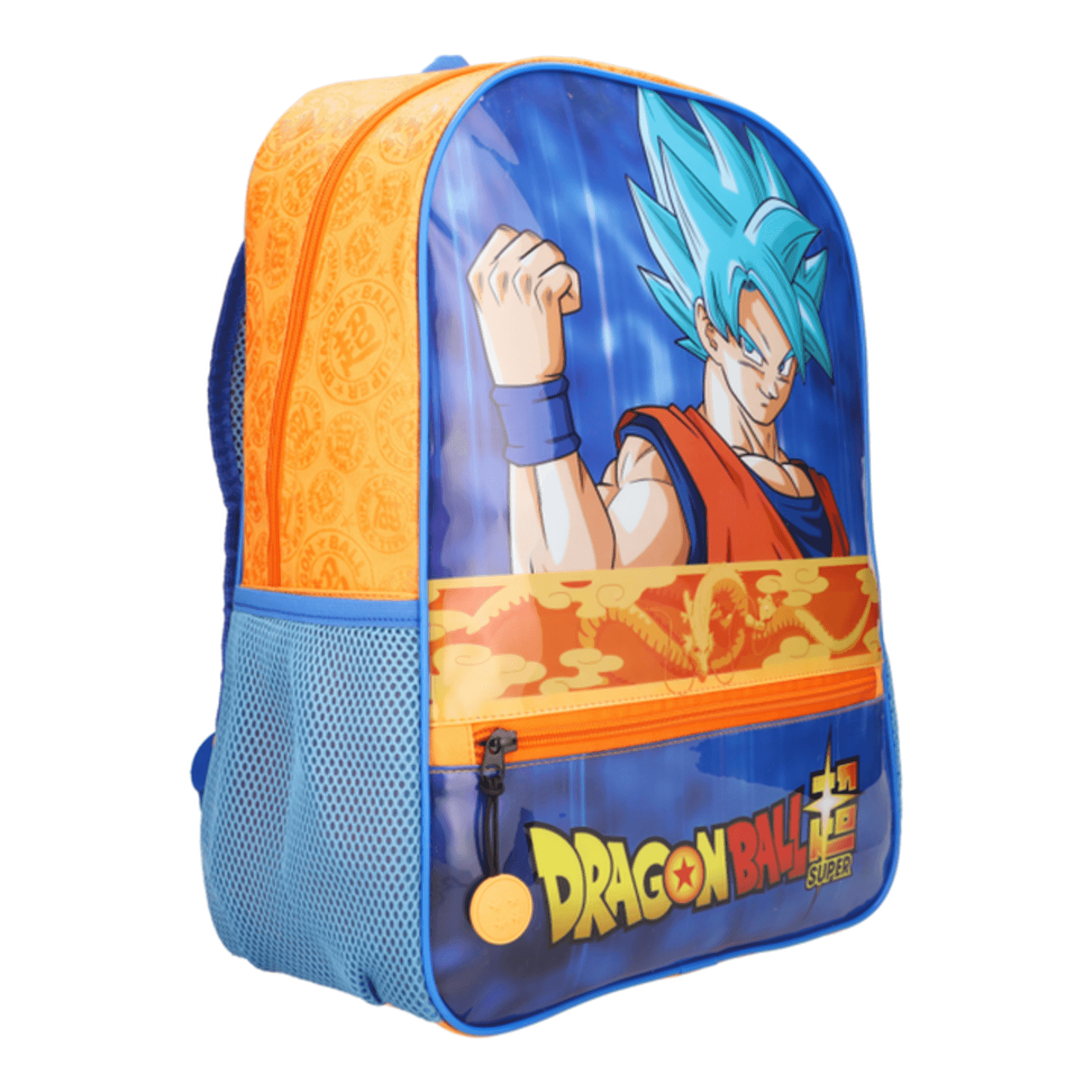 Foto 9 pulgar | Mochila Escolar Dragon Ball Super Goku Saiyajin Ssj Blue Dbs Backpack