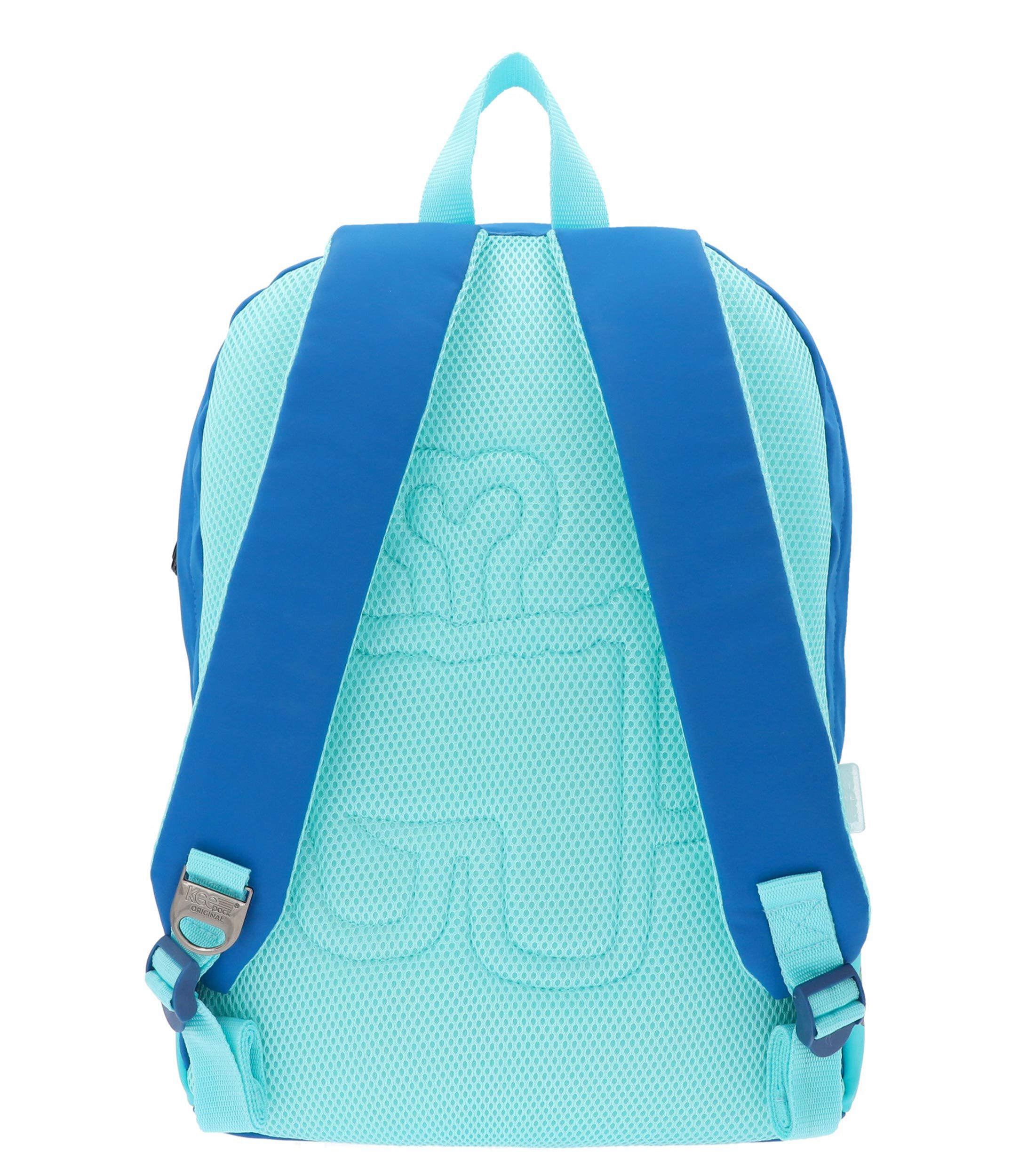 Foto 3 pulgar | Mochila Escolar Among Us Azul Aqua Run Corre Original Backpack