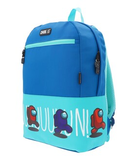 Foto 4 | Mochila Escolar Among Us Azul Aqua Run Corre Original Backpack