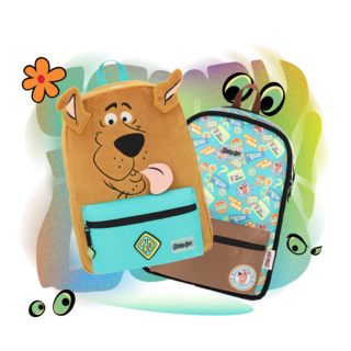 Foto 8 | Mochila Escolar Scooby Doo Reversible Cafe Edicion Limitada Backpack