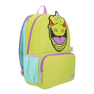 Foto 2 | Mochila Escolar Rugrats Reptar Verde Con Gorrito Backpack
