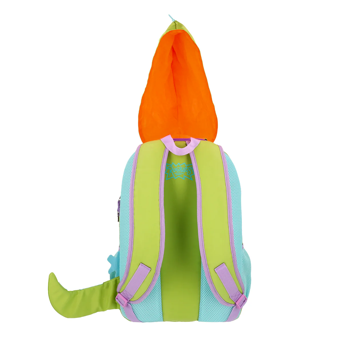 Foto 4 pulgar | Mochila Escolar Rugrats Reptar Verde Con Gorrito Backpack