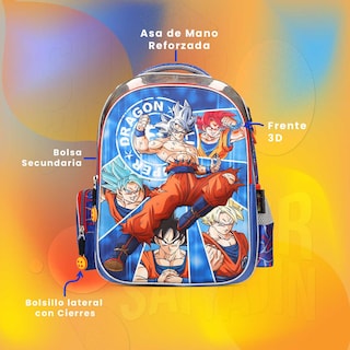 Foto 4 | Mochila Escolar Yadatex Dragon Ball Super Goku