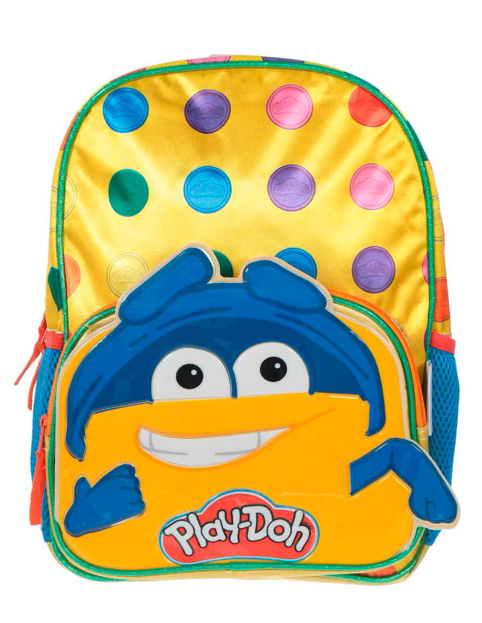 Mochila Para Niño Play-doh Amarillo Preescolar Kinder Playdoh