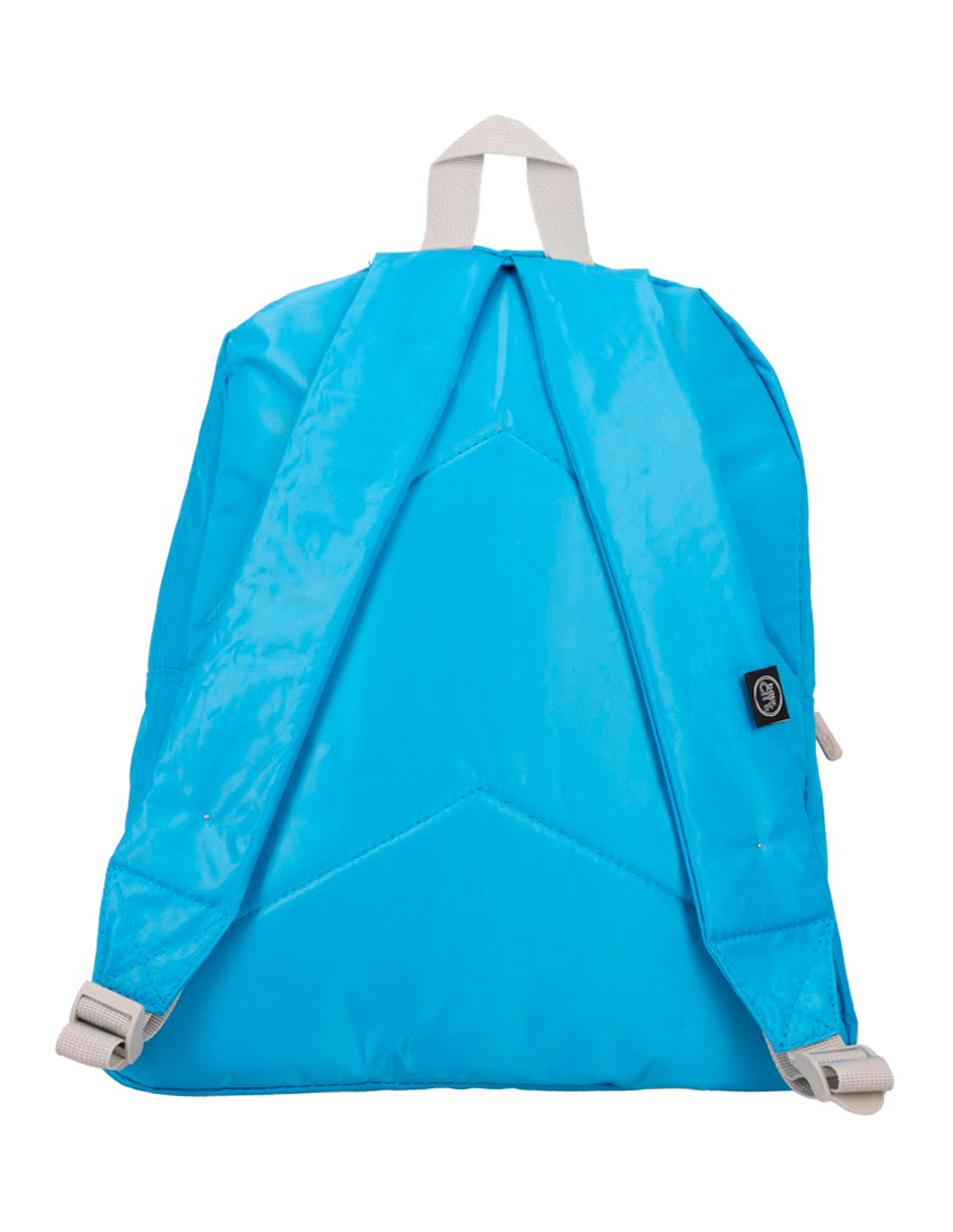 Foto 3 | Mochila Ligera Basic City Azul Celeste Juvenil Nueva