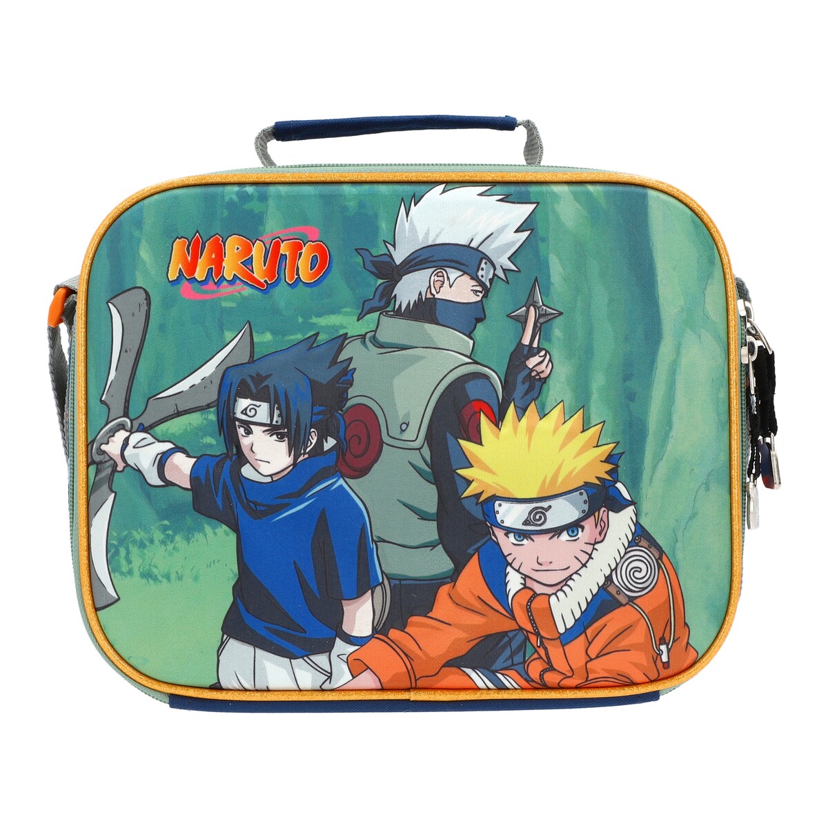 Foto 6 pulgar | Set Mochila Lonchera Y Lapicera Naruto Sasuke Y Kakashi 3 En 1