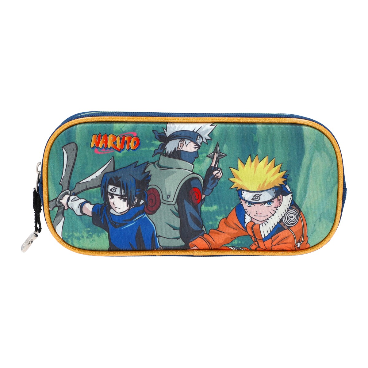 Foto 8 pulgar | Set Mochila Lonchera Y Lapicera Naruto Sasuke Y Kakashi 3 En 1