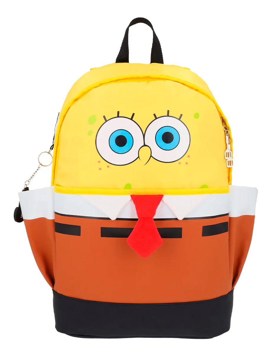 Foto 2 pulgar | Mochila Escolar Bob Esponja Pantalones Corbatita Edicion Especial