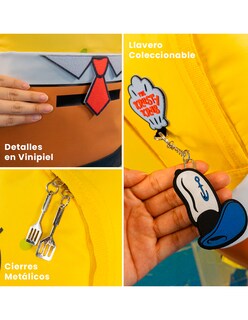 Foto 7 | Mochila Escolar Bob Esponja Pantalones Corbatita Edicion Especial
