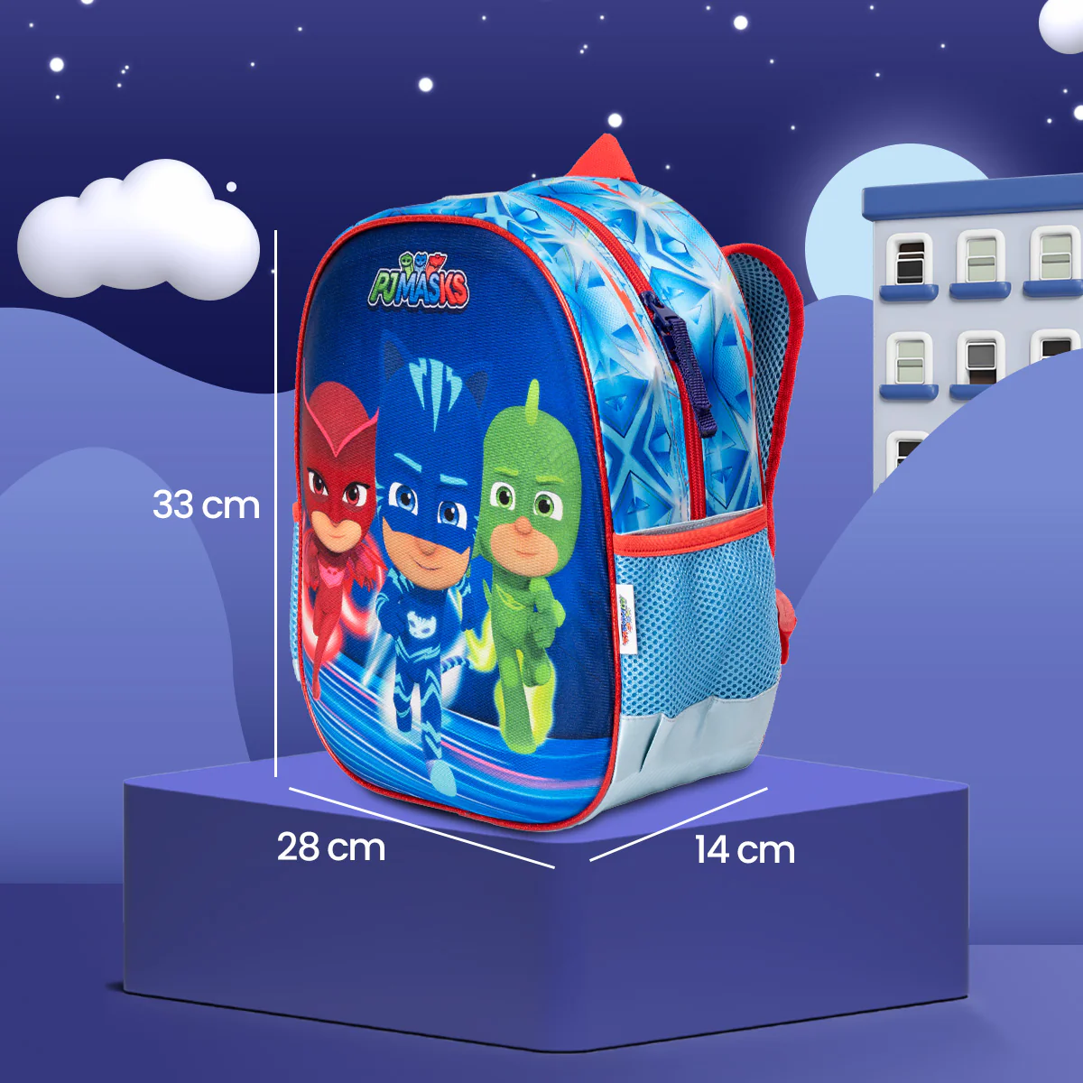 Foto 7 pulgar | Mochila Kinder Preescolar Pj Mask Azul