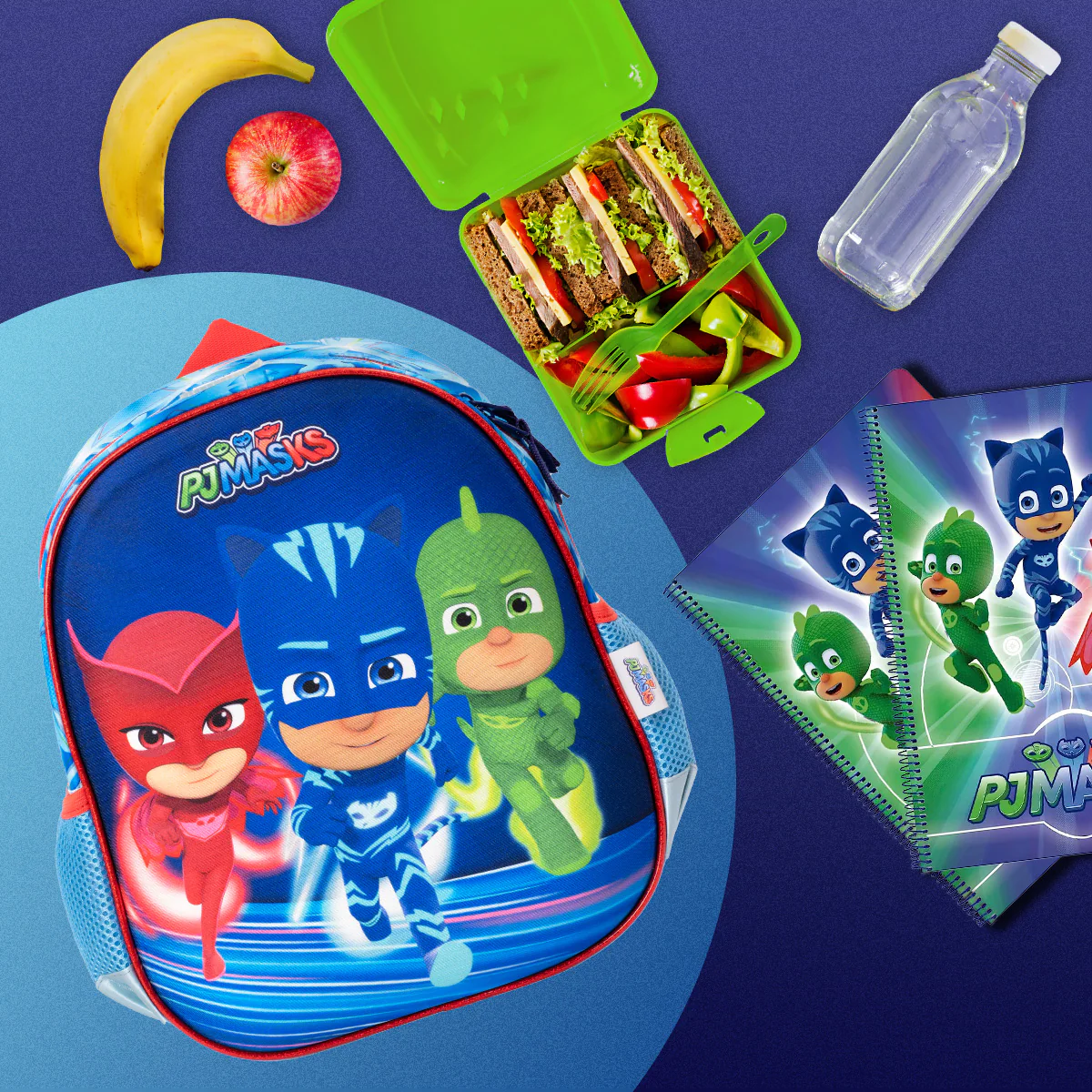 Foto 7 | Mochila Kinder Preescolar Pj Mask Azul