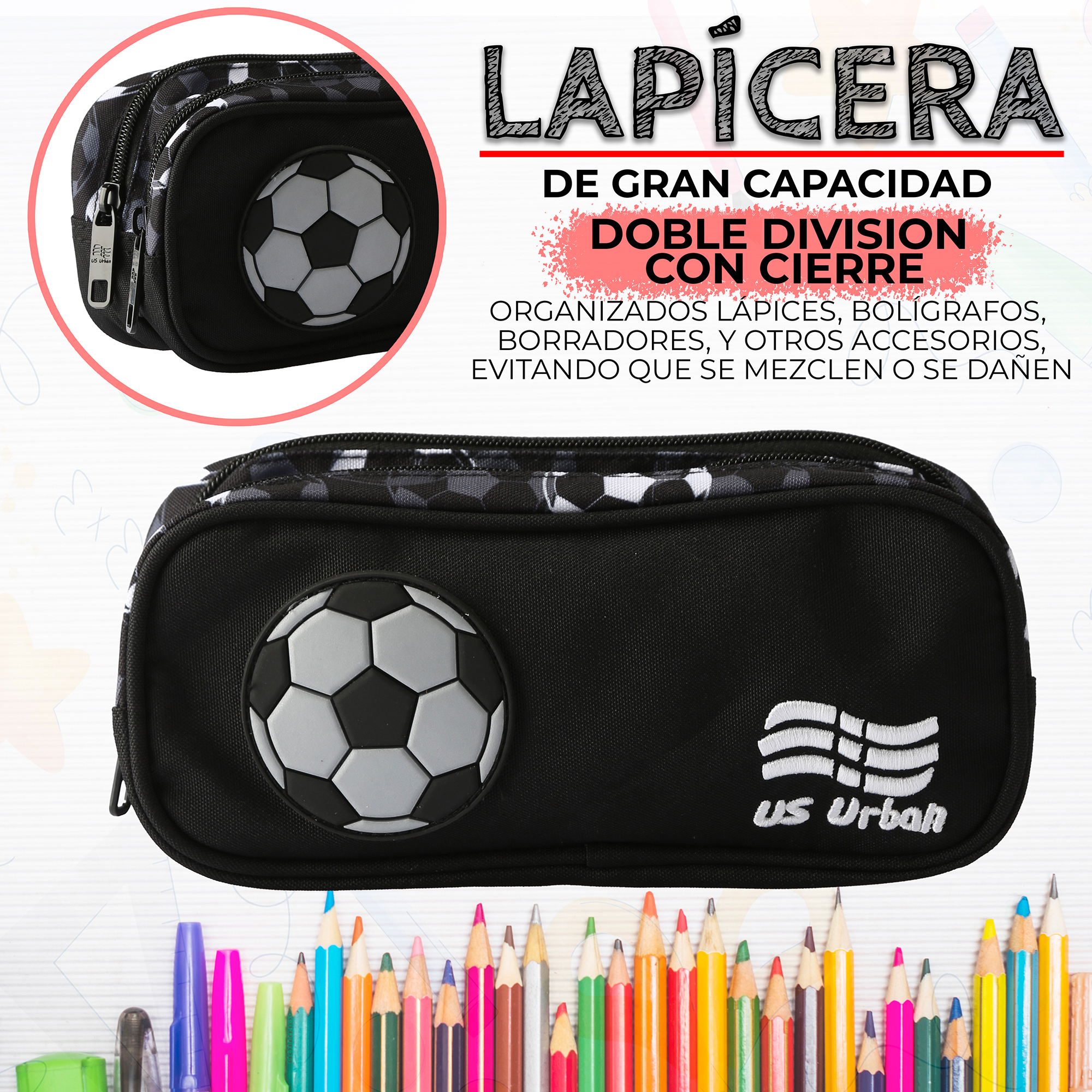 Foto 7 | Set Mochila Escolar Carrito Con Lonchera Y Lapicera 3 Piezas