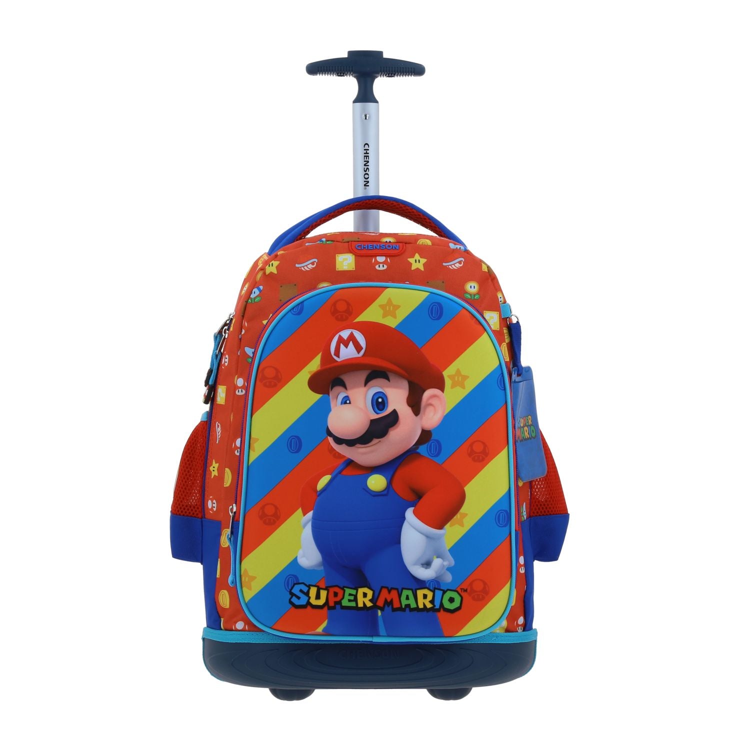 Mochila con Ruedas Chenson Drivuen Mario Bros Roja para Niño