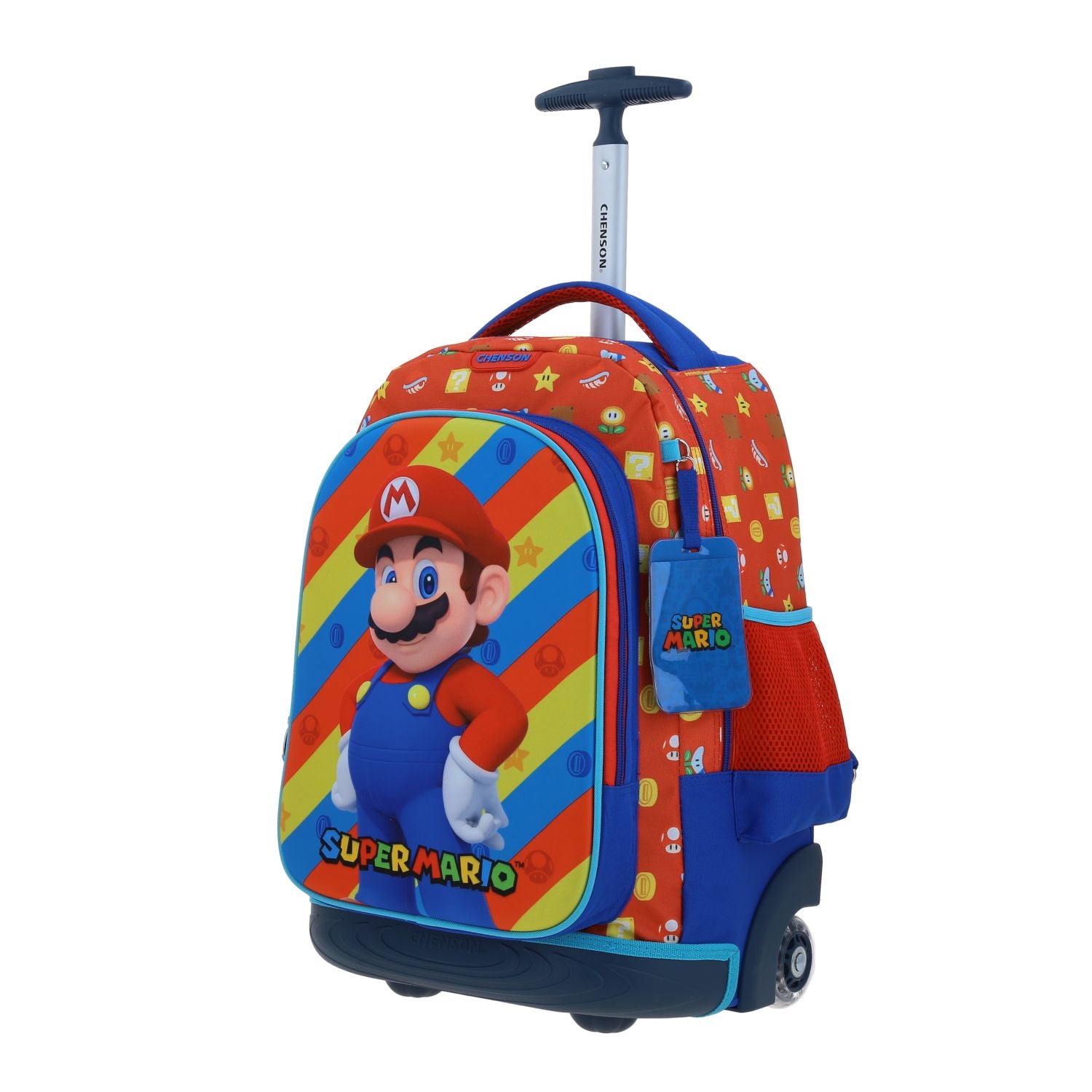 Foto 2 | Mochila con Ruedas Chenson Drivuen Mario Bros Roja para Niño