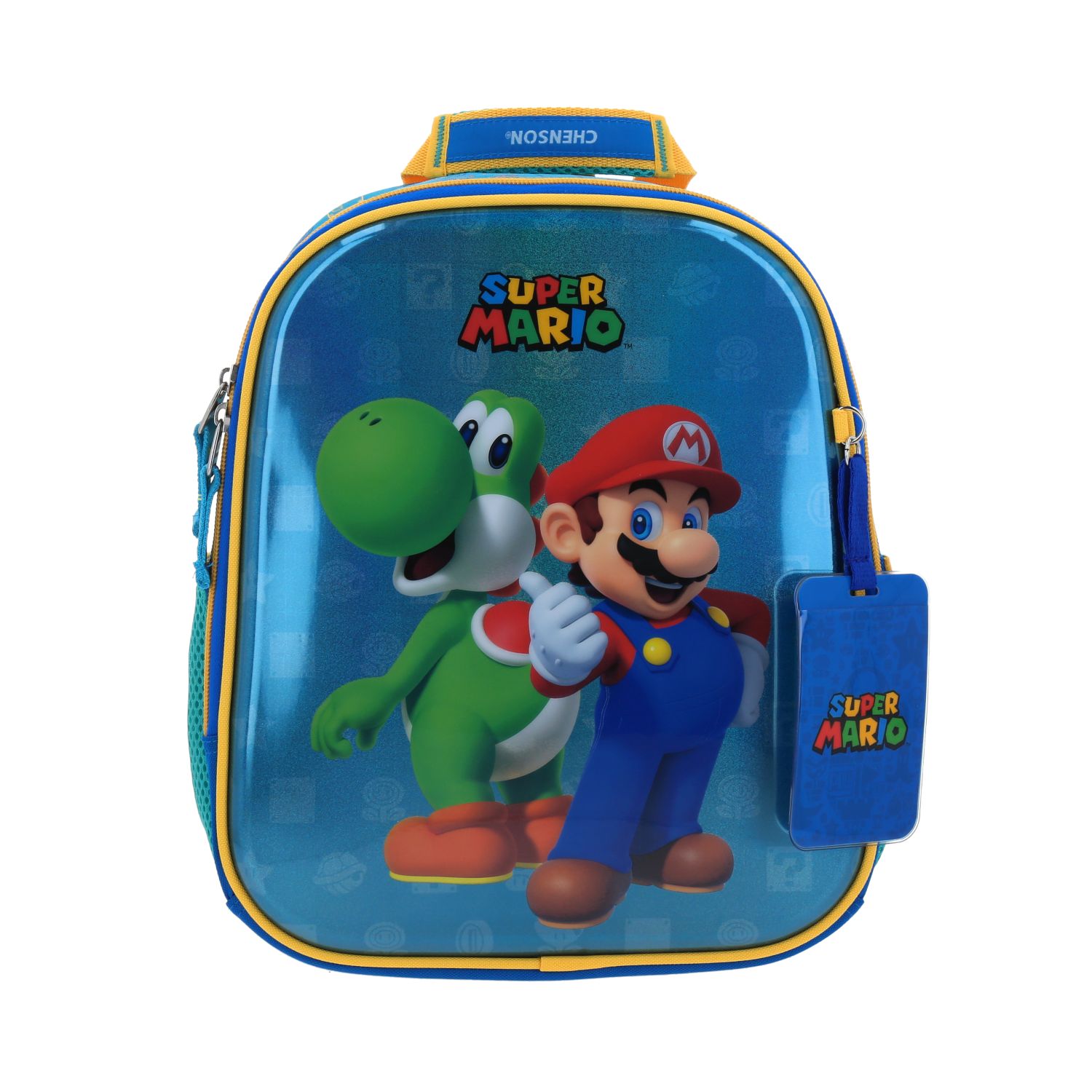 Mochila Chenson Shiyo Mario Bros Azul para Niño